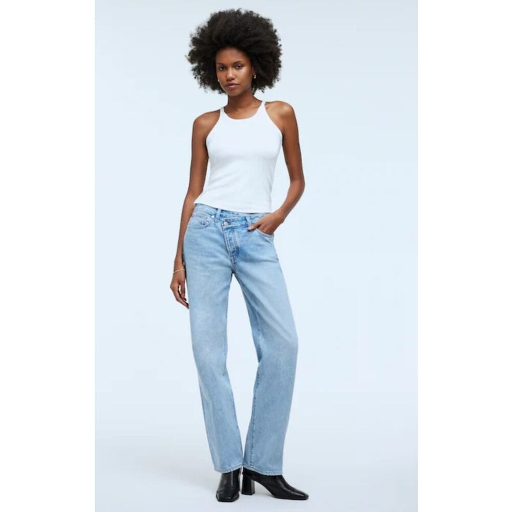 NWT Madewell Low-Slung Straight Jeans